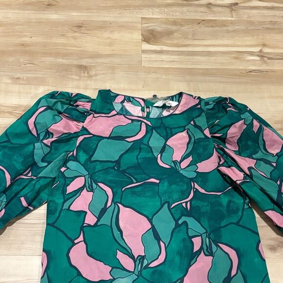 NWOT Laroque Waterlily Printed Blouse - Picture 3 of 5